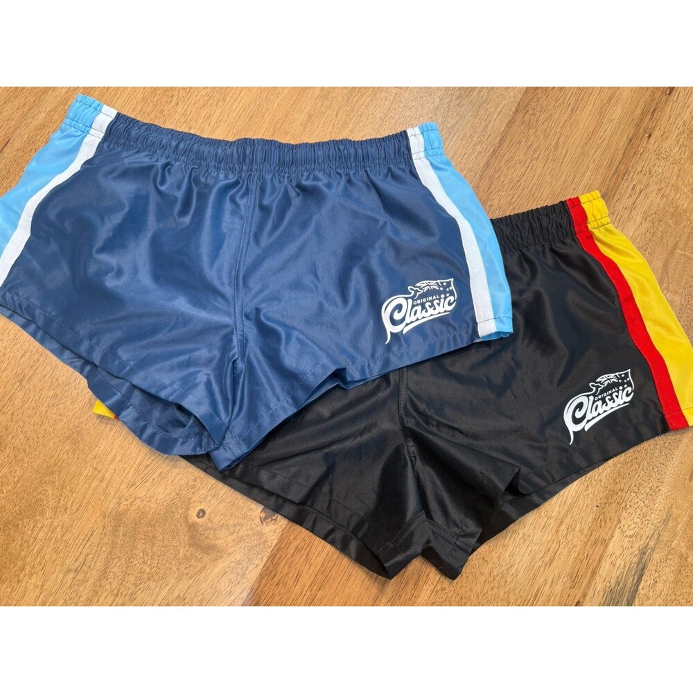 Lot 2 Pair AussieBum Blitz Shorts Rugby Medium Men’s Athletic Surf Swim Swimwear